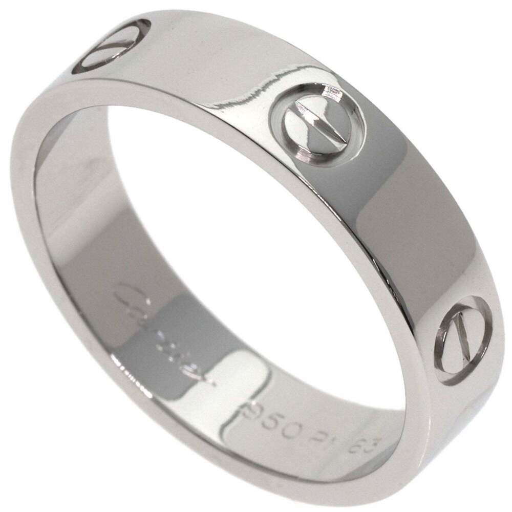 CARTIER Authentic Silver Love Ring #63